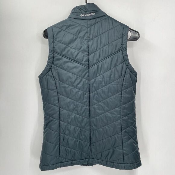 COLUMBIA OMNI-HEAT DARK GREEN VEST‎ SIZE Small - Picture 10 of 12